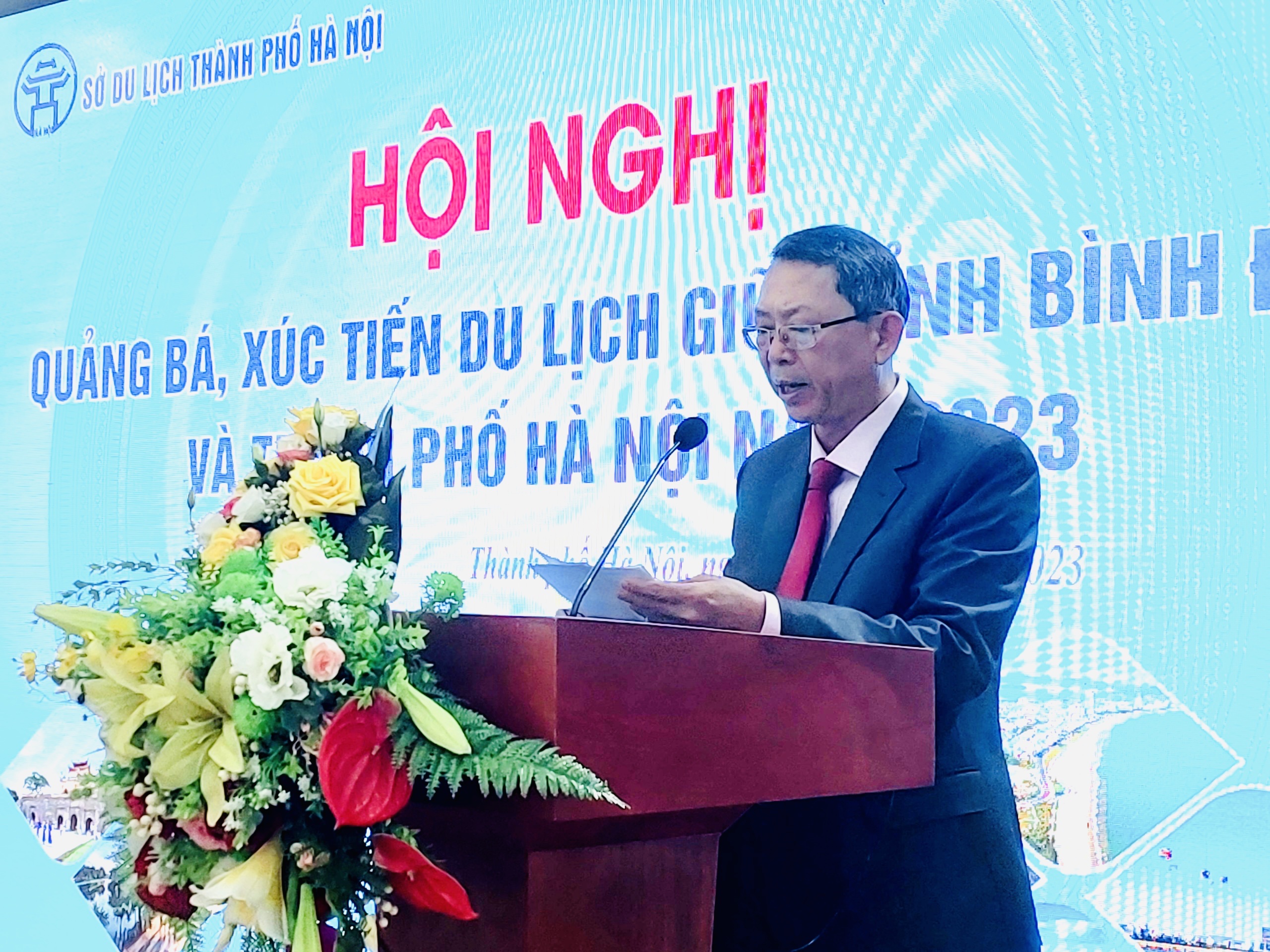  Ông Trần Văn Thanh – Giám đốc Sở Du lịch Bình Định phát biểu tại Hội nghị